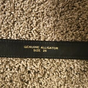 🌸 3 For $25🌸Vintage Alligator Belt Without Buckle- Size 26